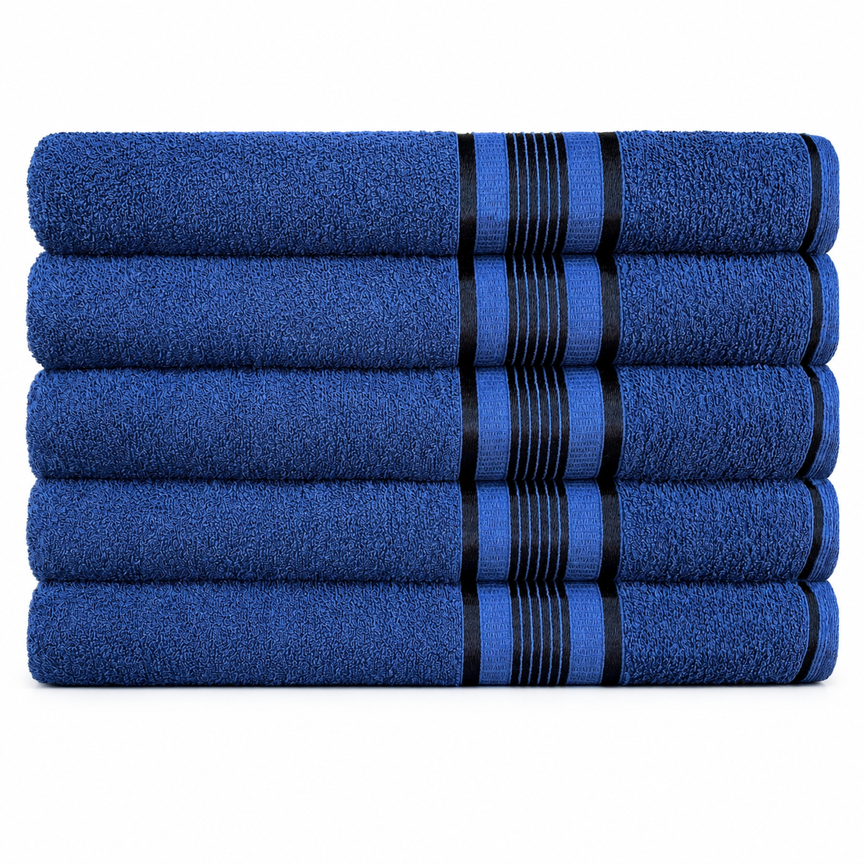 kit 5 toalha de banho gigante grossa felpuda macia grande extra plus size alta absoro 100 algodo egito azul