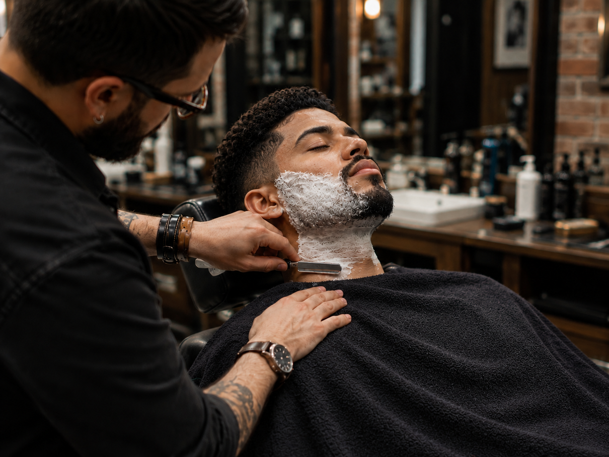 toalha de salao toquio barbearia preta alta absorcao economica toalha show